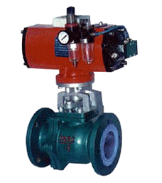 氣動(dòng)襯氟球閥